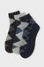 Cotton Ankle Length Men's Ankle Socks Assorted Pack of 3