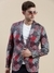 Men's Multi Printed Mandarin Collar Blazer