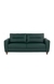 neudot Scott Sofa for Living Room |3 Persons Sofa|Premium Leatherette with Cushioned Armrest | 3 Years Warranty|Solid Wood Frame|3 Seater in Castle Green Color