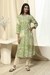 Printed Rayon V-Neck Women's Casual Wear Kurta