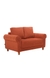 neudot Melody Sofa for Living Room |2 Persons Sofa|Premium Fabric with Padded Cushioned Armrest | Solid Wood Frame|2 Seater in Rusty Cider Orange Color