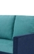 NEUDOT Saya Dual Color Sofa for Living Room |2 Persons Sofa|Premium Fabric with Cushioned Armrest | 3 Years Warranty|Solid Wood Frame|2 Seater in Saya Duo Teal Color