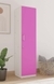 neudot Adona Engineered Wood Single Door Wardrobe - Pink