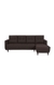 neudot Aria 6 Seater LHS Sectional Sofa in Earth Brown Colour