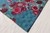 PERSIAN BLUE WITH RED FLOWERS