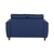 neudot Scott Sofa for Living Room |2 Persons Sofa|Premium Leatherette with Cushioned Armrest | 3 Years Warranty|Solid Wood Frame|2 Seater in Cobalt Blue Color