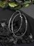 FIROZA Oxidized Silver Toned Banjara Foot Cuffs