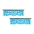 Wall Shelf Woodenclave Wall Bracket Wall Decoration Handmade Wooden /Shelves for Living Room (Blue) Set of 2