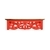 Wall Shelf/Shelves  Woodenclave  Bracket Wall DecorationHandmade Wooden  Wallfor Living Room (Red)