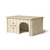 Small Pets Woodland House Habitats Woodenclave Engineered Wood Hamster Hideout - Decor for Hamster Mice Gerbils Mouse- Bambo Finish