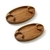 Acacia Wood Chip And Dip Woodenclave Set of 2 Snacks Platter Handcrafted and Organic
