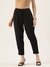 Black Solid Pencil Pant