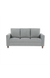 neudot Roman Sofa for Living Room |3 Persons Sofa|Premium Fabric with Cushioned Armrest | 3 Years Warranty|Solid Wood Frame|3 Seater in Grey Color