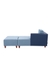 neudot Hailey Fabric Chaise Lounger LHS in Mirage Blue Colour