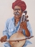 Musician Miniature Painting