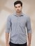 Men Regular Fit Checkered Medium Grey Shirt
