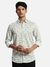 Men Regular Fit Printed Medium Green Shirt