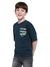 Octave Boys Typography Drop-Shoulder Sleeves Pockets T-Shirt