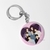 Purplebees BTS LY HEART keychain  | for Purplebees BTS k-pop fan merch gift | Metal 58mm | Home Key Student Bag