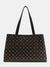 Guess Black Pu Logo Women Shoulder Bag