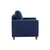 neudot Roman Sofa for Living Room |1 Person Sofa|Premium Fabric with Cushioned Armrest | 3 Years Warranty|Solid Wood Frame|1 Seater in Cobalt Blue Color