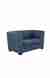 neudot Lexus Sofa for Living Room |2 Persons Sofa|Premium Fabric with Padded Armrest | Solid Wood Frame|2 Seater in Earth Blue Color