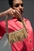 Feather flap bag