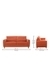 neudot Scott Sofa for Living Room |3 Persons Sofa|Premium Fabric with Cushioned Armrest | Solid Wood Frame|3 Seater in Rusty Cider Color