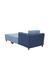 neudot Hailey Fabric Chaise Lounger LHS in Mirage Blue Colour