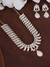 Firoza Gold Plated American Diamond Necklace Set