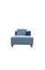 neudot Hailey Fabric Chaise Lounger LHS in Mirage Blue Colour