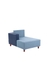 neudot Hailey Duet Fabric 1 Seater RHS Lounger in Mirage Blue Colour