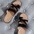 Rocia By Regal Black Women Comfort Patent Flats