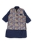 Albion Kids Boys Blue Kurta Pyjama