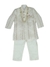 Albion Kids Boys Cream Indo Western Suit