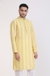 Albion Mens Primume Mustard Kurta Pyjama