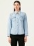 Albion Women Smart Premium L Blue Casual Shirt