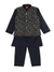 Albion Kids Boys Navy Blue Kurta Pyjama