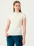 Albion Women Smart Premium Cream T-Shirt