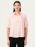 Albion Women Smart Premium Peach Blouson Top