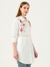 Albion Women Smart Premium Off White Dress