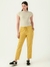 Albion Women Smart Premium Mustard Trousers