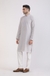 Albion Mens Primume Gray Kurta Pyjama