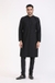 Albion Mens Primume Black Kurta Pyjama