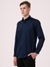 Albion Mens Blue Formal Shirt