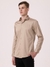 Albion Mens Brown Formal Shirt