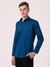 Albion Mens Blue Formal Shirt