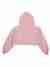 Albion Kids Girls Peach Crop Sweatshirt