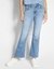 American Eagle Women Blue Next Level Low-Rise Kick Bootcut Jean