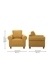 neudot Melody Fabric 1 Seater Sofa in Husky Yellow Colour | Premium Fabric Sofa | 1 Seater Sofa | Solid Wood Leg